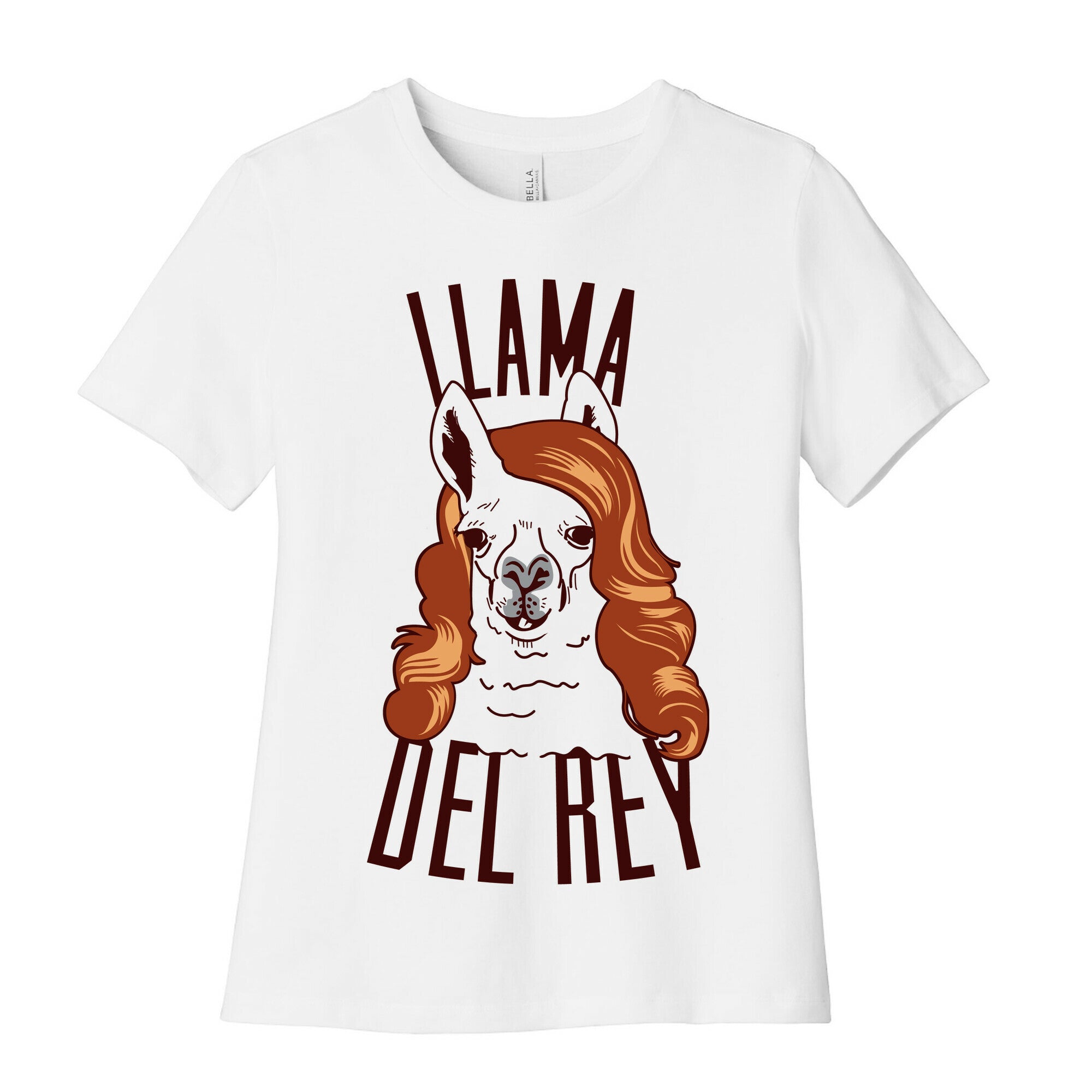 Llama Del Rey Women's Cotton Tee